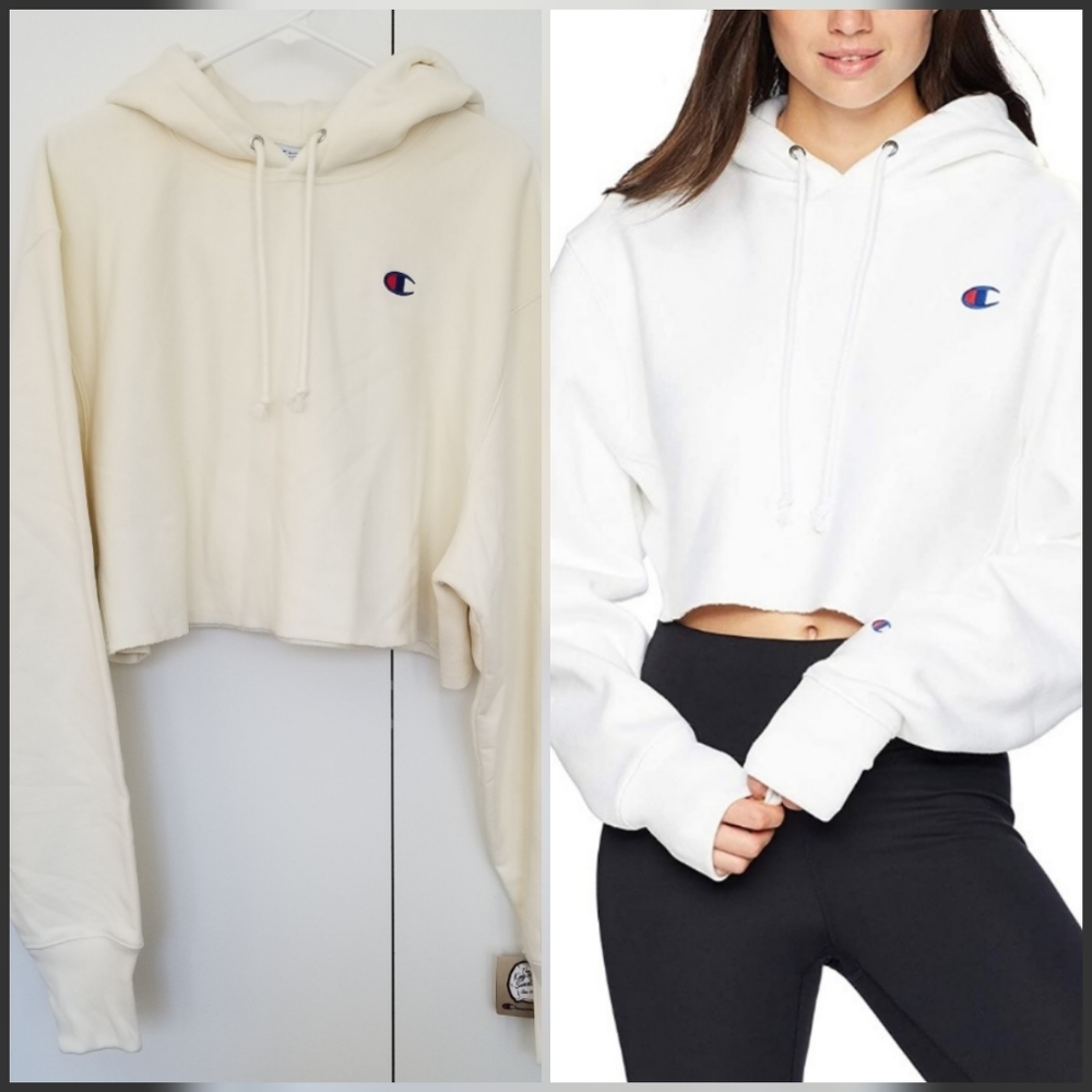 Champion Oversized Cropped Hoodie